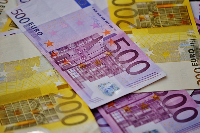 euro bankovky